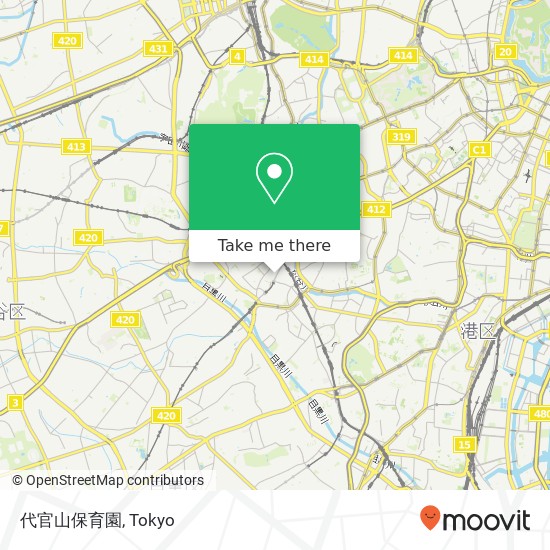代官山保育園 map