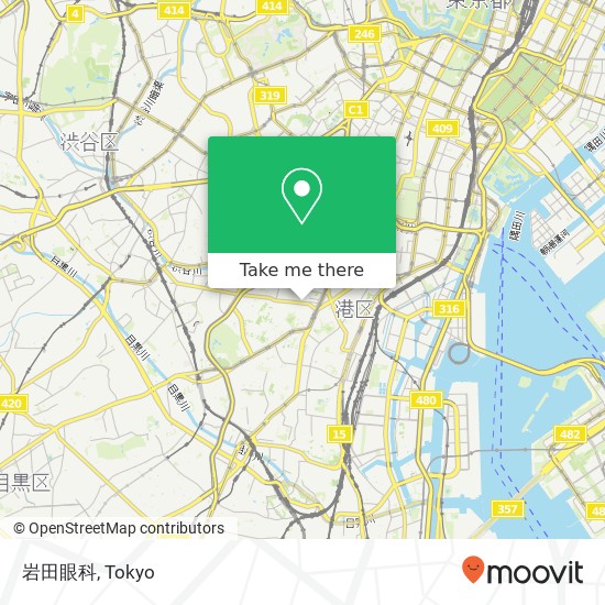 岩田眼科 map