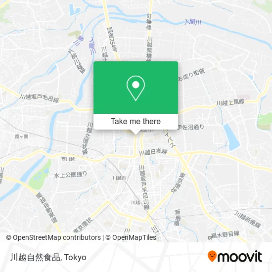 川越自然食品 map