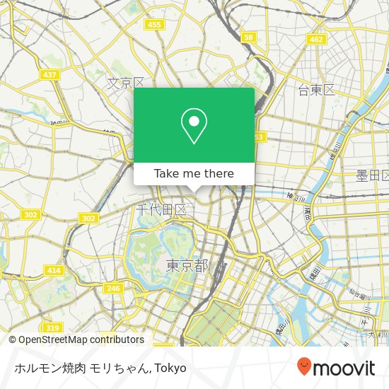 ホルモン焼肉 モリちゃん map