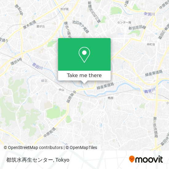 都筑水再生センター map