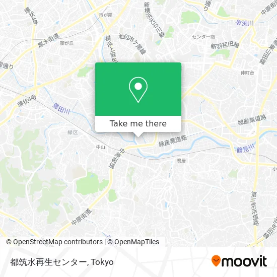 都筑水再生センター map