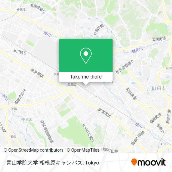 青山学院大学 相模原キャンパス map