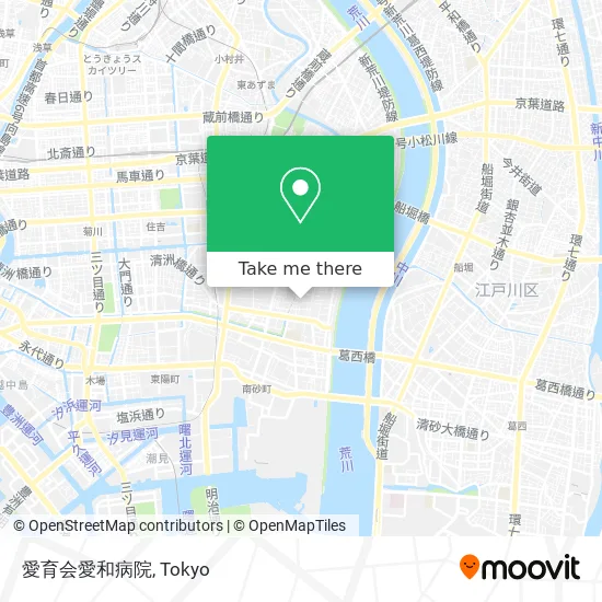 Aiiku Aiwa Hospital map