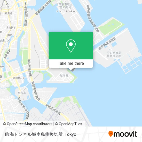 臨海トンネル城南島側換気所 map