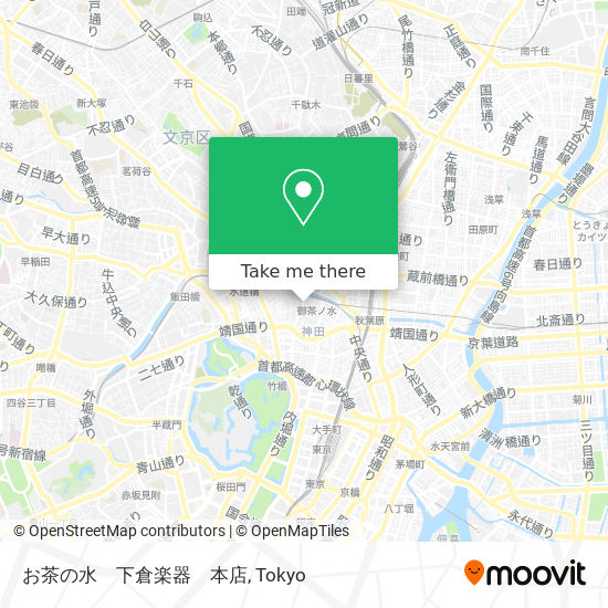 お茶の水　下倉楽器　本店 map