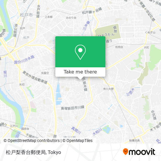 松戸梨香台郵便局 map