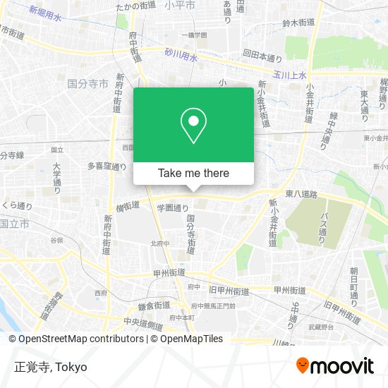 正覚寺 map