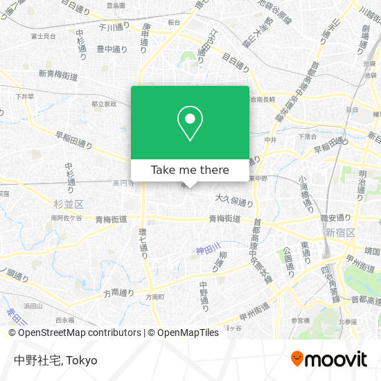 中野社宅 map