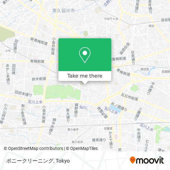 ポニークリーニング map