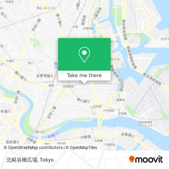 北糀谷橋広場 map