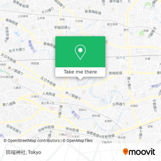 田端神社 map