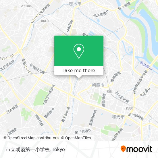 市立朝霞第一小学校 map