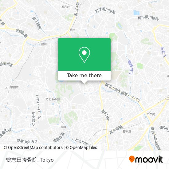 鴨志田接骨院 map