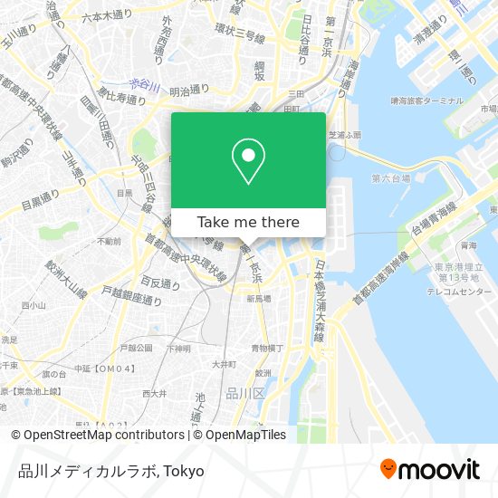 品川メディカルラボ map
