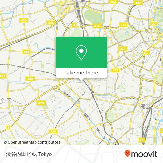 渋谷内田ビル map
