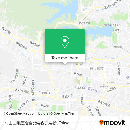 村山団地連合自治会西集会所 map