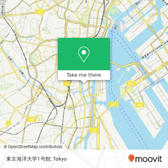 東京海洋大学1号館 map