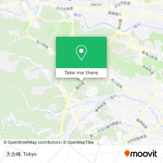 天合峰 map