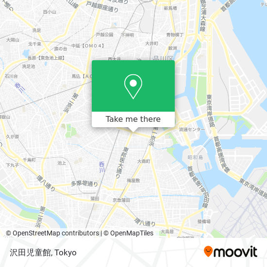 沢田児童館 map