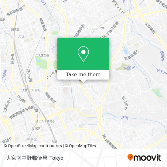 大宮南中野郵便局 map