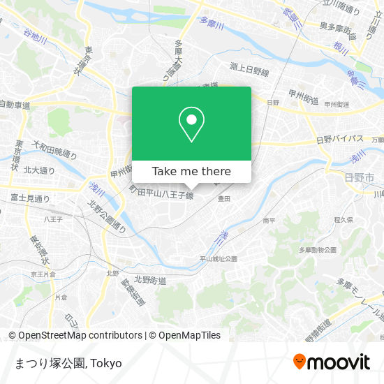 まつり塚公園 map
