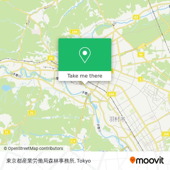 東京都産業労働局森林事務所 map