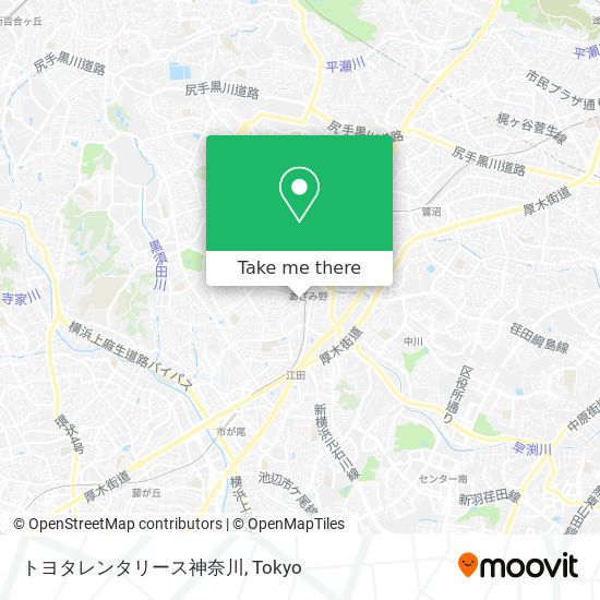 トヨタレンタリース神奈川 map