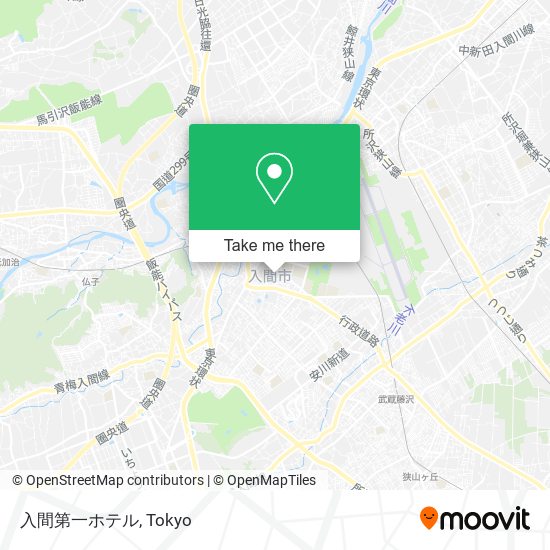 入間第一ホテル map