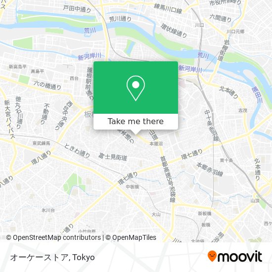 オーケーストア map