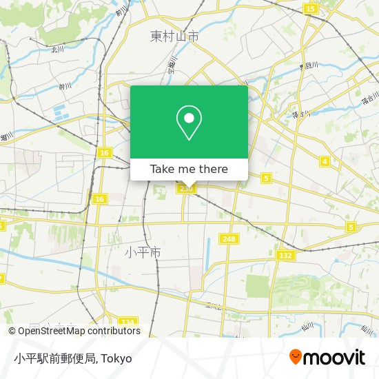 小平駅前郵便局 map