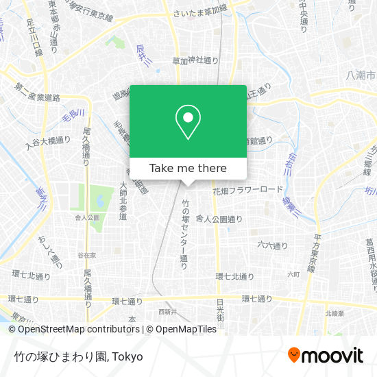 竹の塚ひまわり園 map