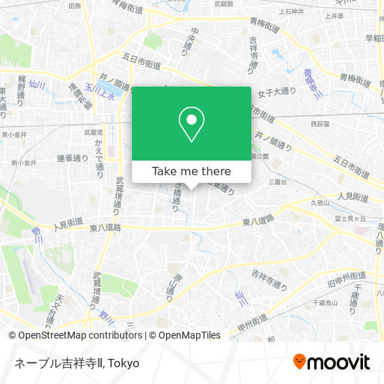 ネーブル吉祥寺Ⅱ map