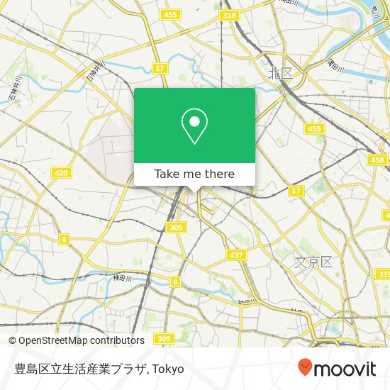 豊島区立生活産業プラザ map