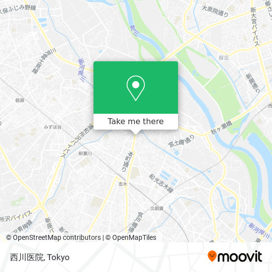 西川医院 map
