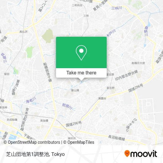 芝山団地第1調整池 map