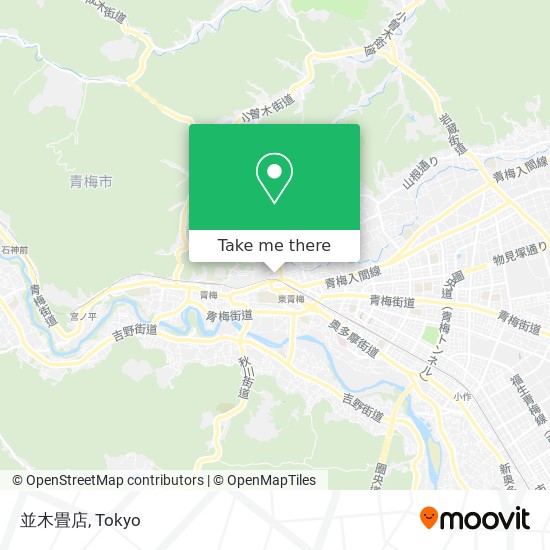 並木畳店 map