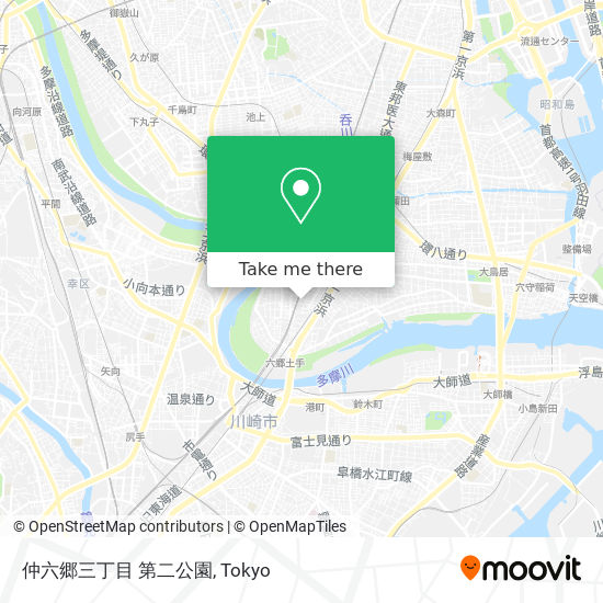 仲六郷三丁目 第二公園 map