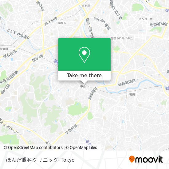 ほんだ眼科クリニック map