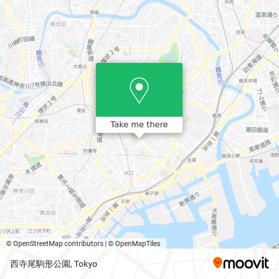 西寺尾駒形公園 map