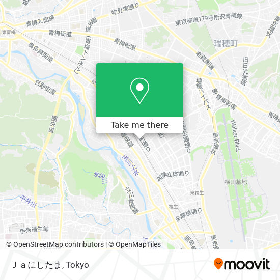 Ｊａにしたま map