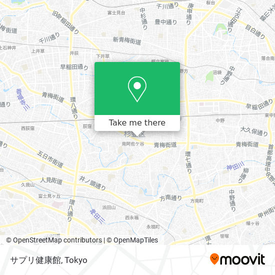 サプリ健康館 map