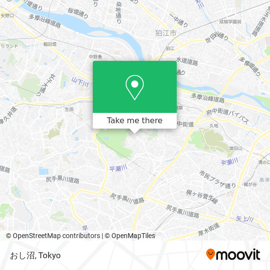 おし沼 map