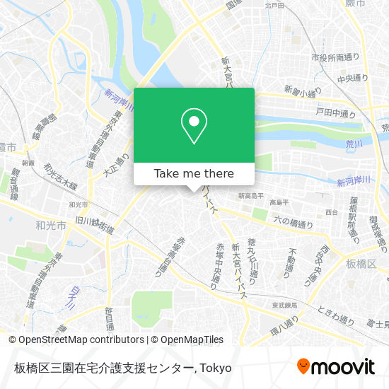 板橋区三園在宅介護支援センター map