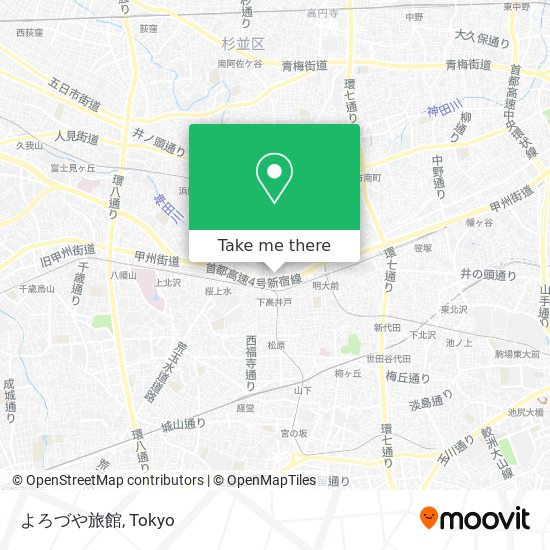 よろづや旅館 map