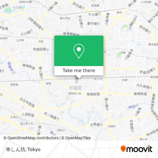 串しん坊 map