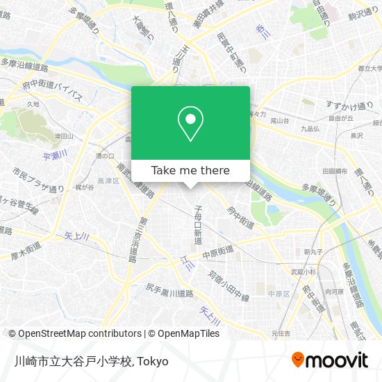 川崎市立大谷戸小学校 map