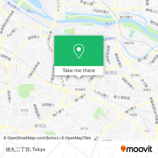 徳丸二丁目 map