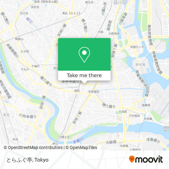 How To Get To とらふぐ亭 In 大田区 By Bus Or Metro Moovit