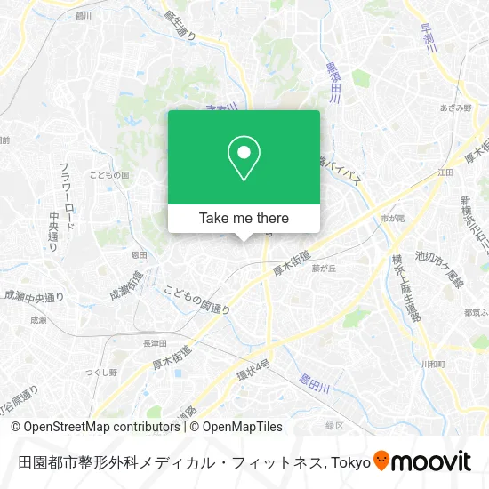 田園都市整形外科メディカル・フィットネス map